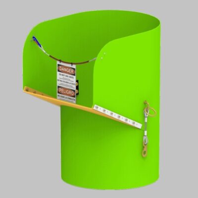 Green Superchute top hopper.